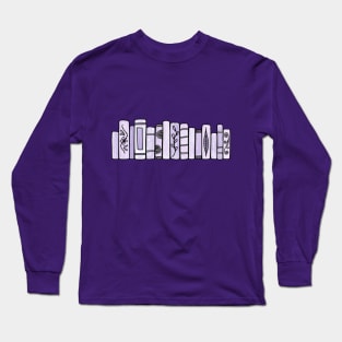 Purple Pastel Books Long Sleeve T-Shirt